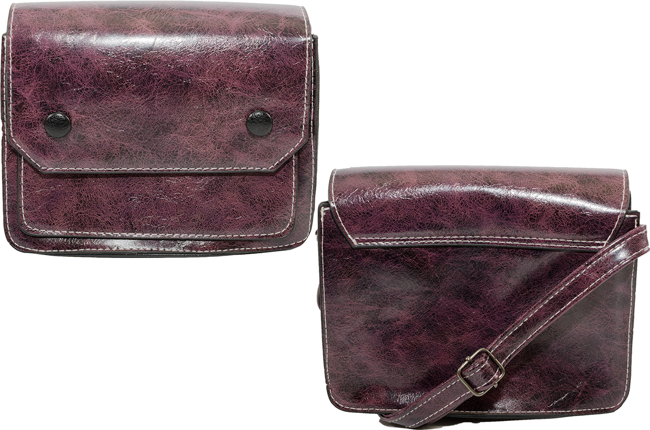 (image for) 5817 MINI FASHION PU BAG PLUM